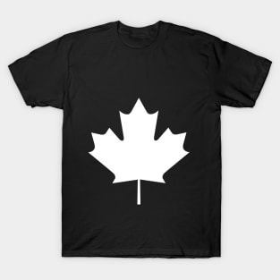 Image: Canada maple leaf (white) T-Shirt